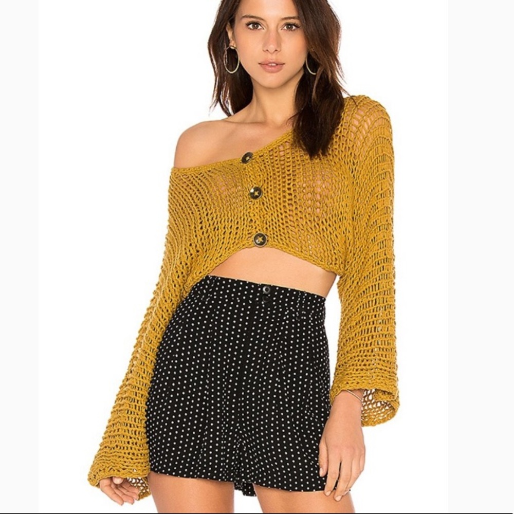 Free People knit shrug